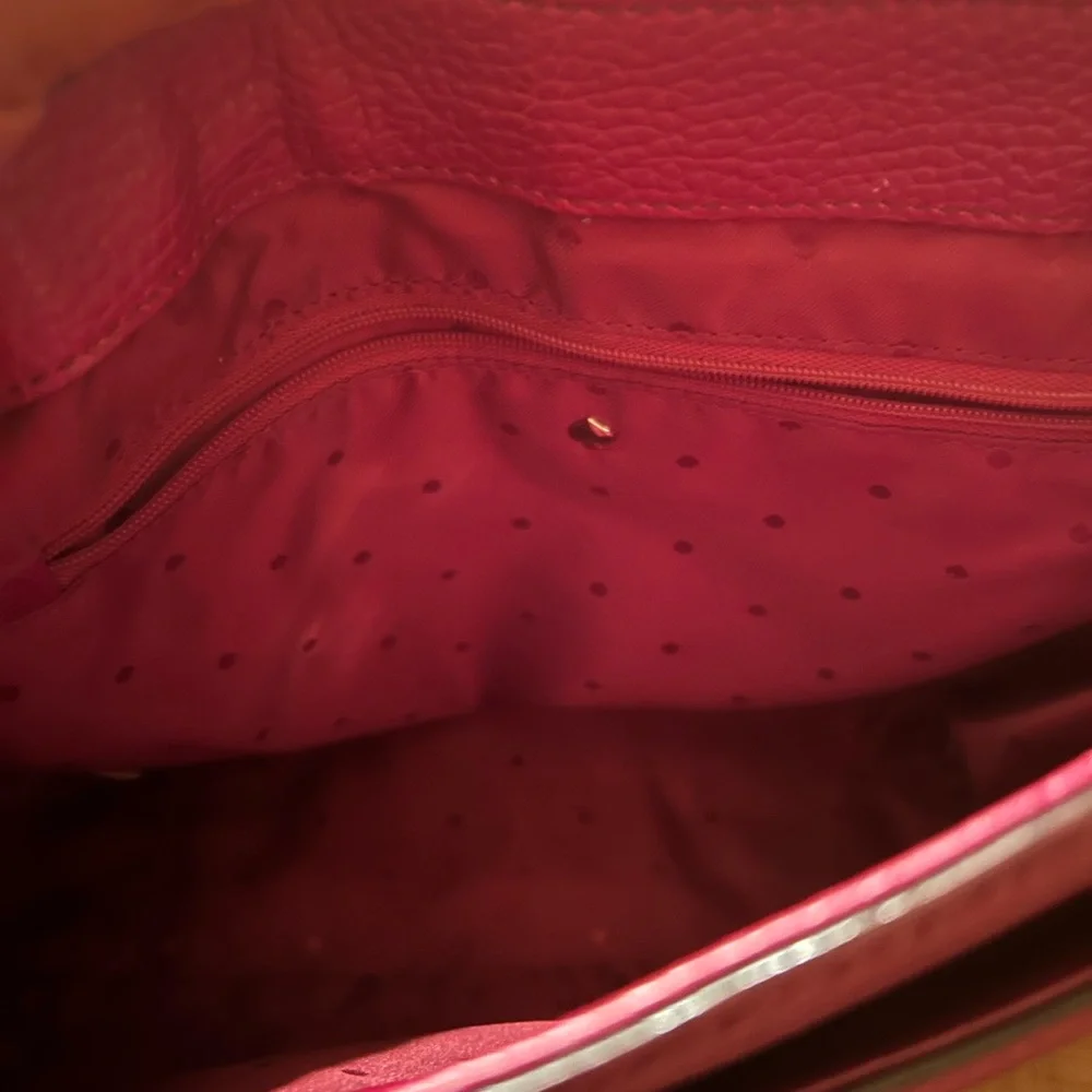 Kate Spade leather burgundy shoulder bag - Picture 2 of 5